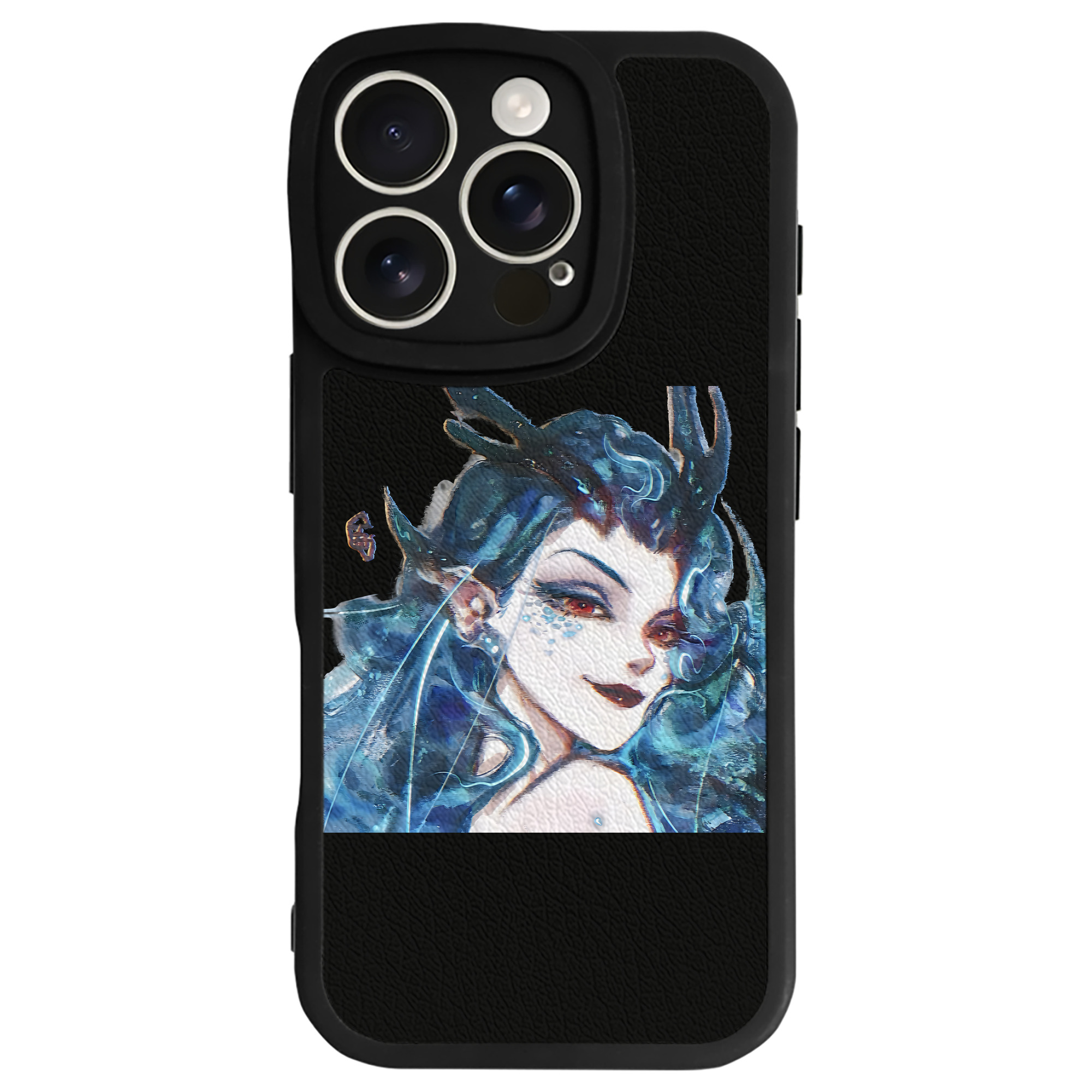 （画像用） Ne Zha 2 ナタ 魔童の大暴れ 【iPhone 16シリーズ対応】シリコンスマホケース（レザー調） 材質：シリコン